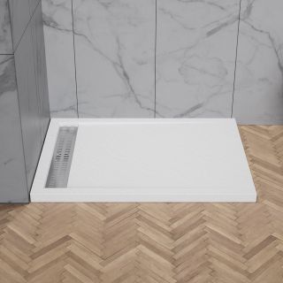 Акриловый поддон BelBagno TRAY-BB-DUE-AH-120/90-4-W0 белый